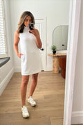AirEssentials Mock Neck Dress
