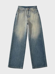 Autumn Mud Wash Straight Jeans