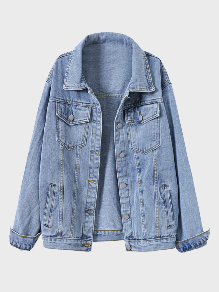 Veste en jean bleu rétro BF