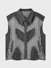 Vintage Contrast Vest