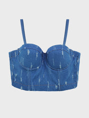 Hollow Denim Camisole