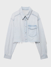 Denim Hole Jacket