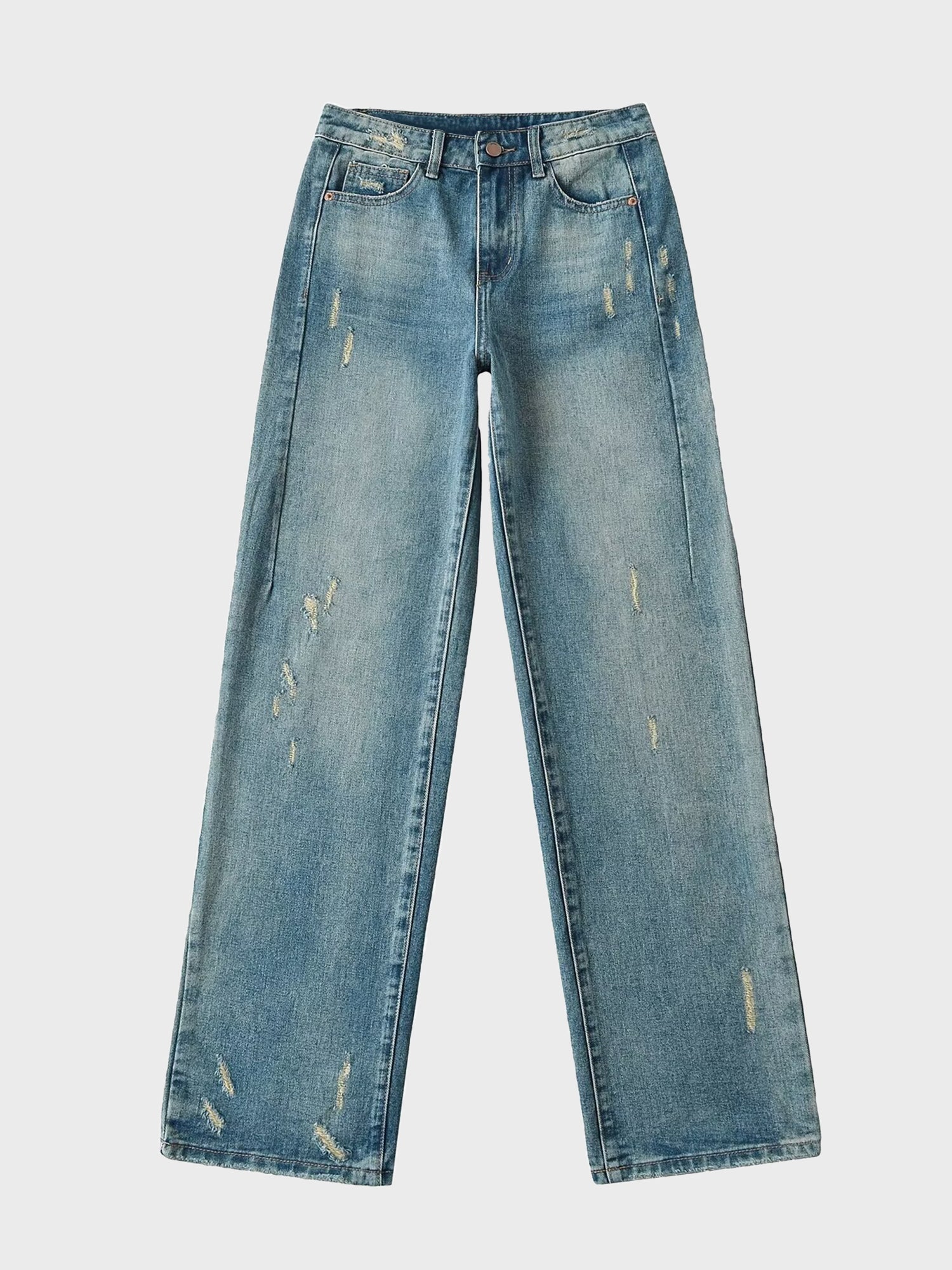 Vintage High Waist Narrow Leg Jeans