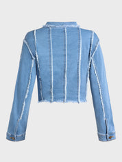 Autumn Denim Long Sleeve Jacket