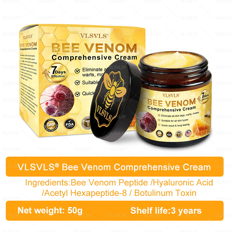 Made and Shipped from USA  🎉🎉 Bee Venom Comprehensive Cream  LAST DAY 80% OFF(Sagging Skin, Fine Lines, Loss of Firmness, Flat Bust, Drooping Hips, and More)