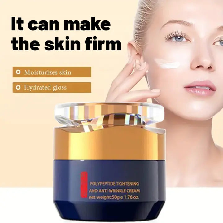 2PCS Face Cream, Cream Para Arrugas, Wrinkle Removal Cream, Polypeptide Firming Full Face Cream,Polypeptide Tightening and Anti-Wrinkle Cream,Firming Anti-aging Eye Creamfor Women Men 1.76 fl.oz.