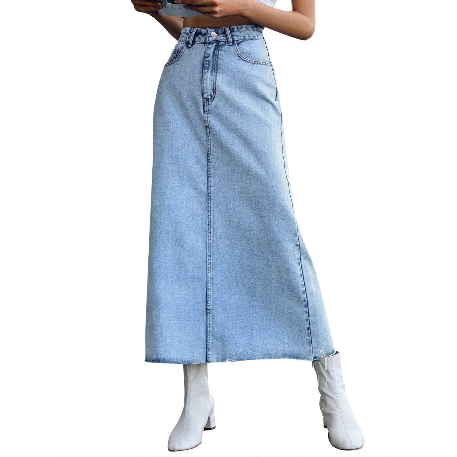 Indie Chic Denim Skirt