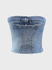 Corset Denim Top