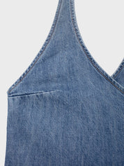 Denim Halter Camisole