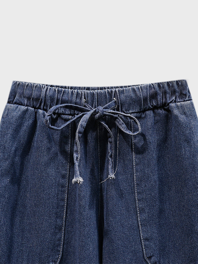 Plus Wide-Leg Denim