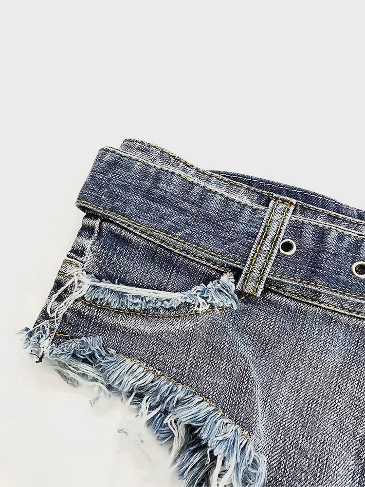 Frayed Mini Shorts