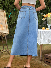 Indie Chic Denim Skirt