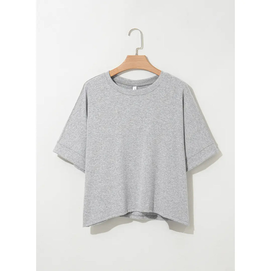 Dokotoo Women's Tops for Women 2026 Loose Oversized Basic Tee Comfortable Soft Fabric Flattering Fit - Womenswear