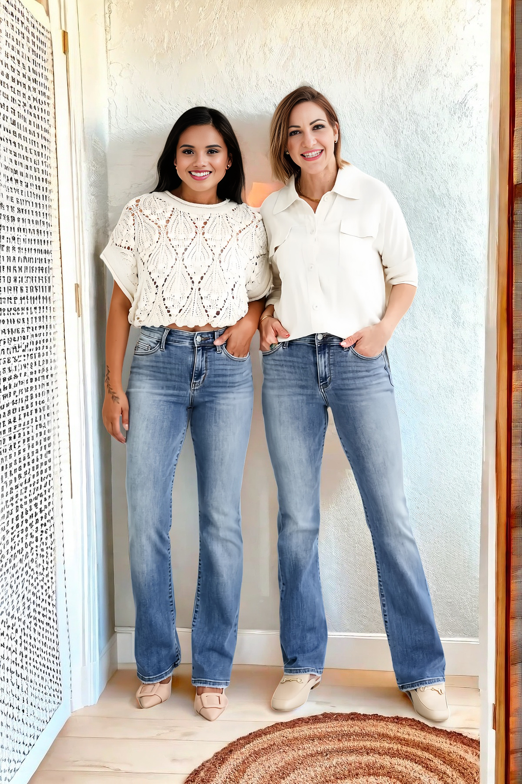 REBLEU Holy Grail Tummy Control Bootcut Jeans