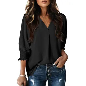 Dokotoo Women's Casual Loose Overalls Jumpsuits One Piece Long Sleeve Wide Leg Long Pant Rompers With Pockets