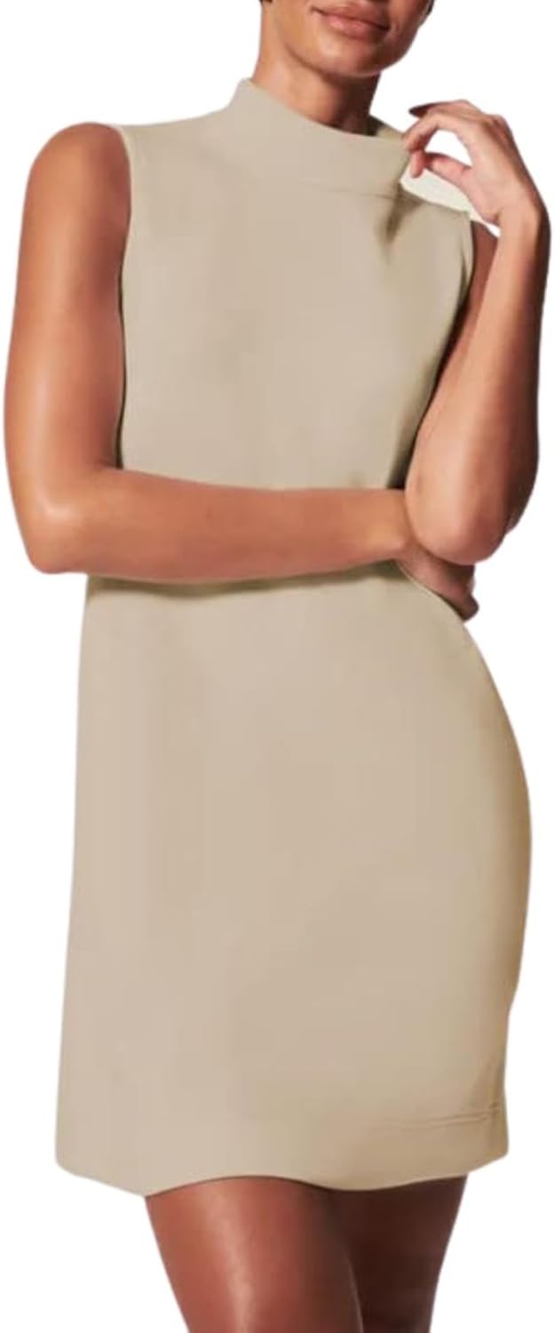 AirEssentials Mock Neck Dress