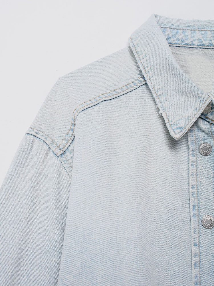 Denim Hole Jacket