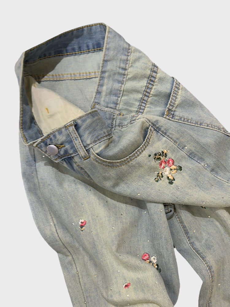 Antique Embroidered Jeans