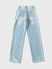 Vintage High Waist Narrow Leg Jeans