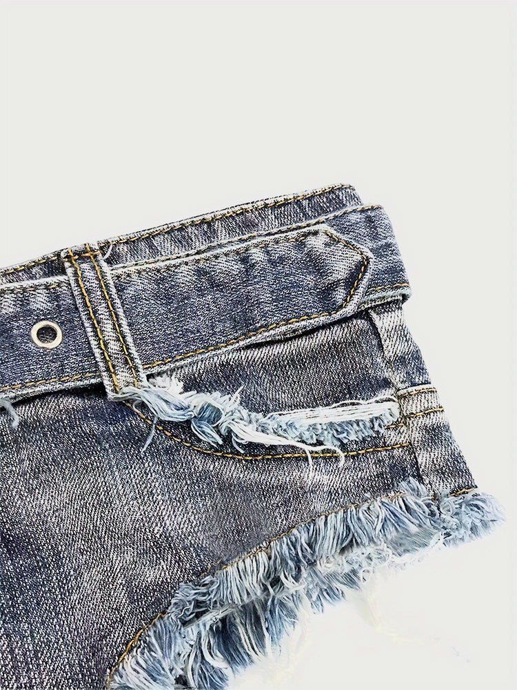 Frayed Mini Shorts