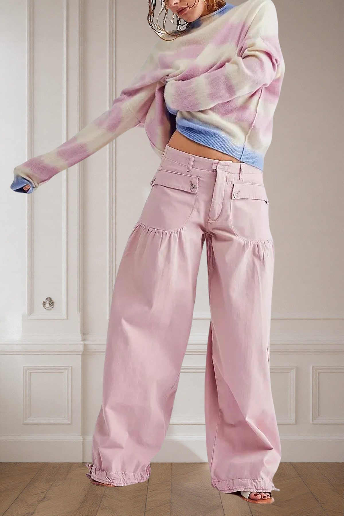 2026 New In Lotus Tube Jeans