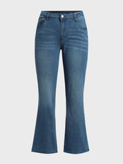 Mid-Rise Tummy Tuck Bootcut Jeans