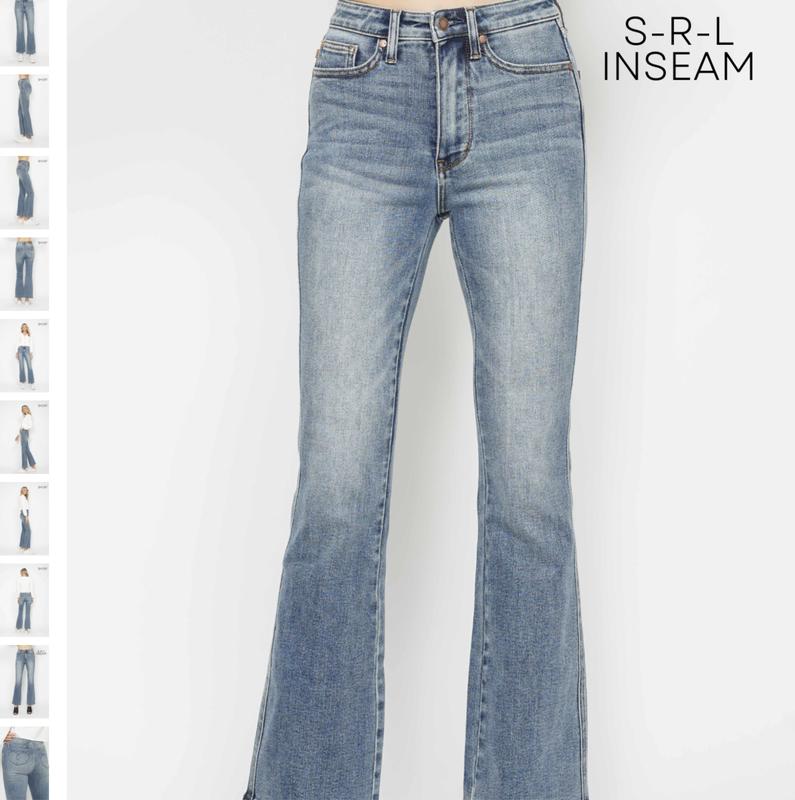 Courtney Bootcut Tummy Control High Waist Judy Blue Stretch Jeans
