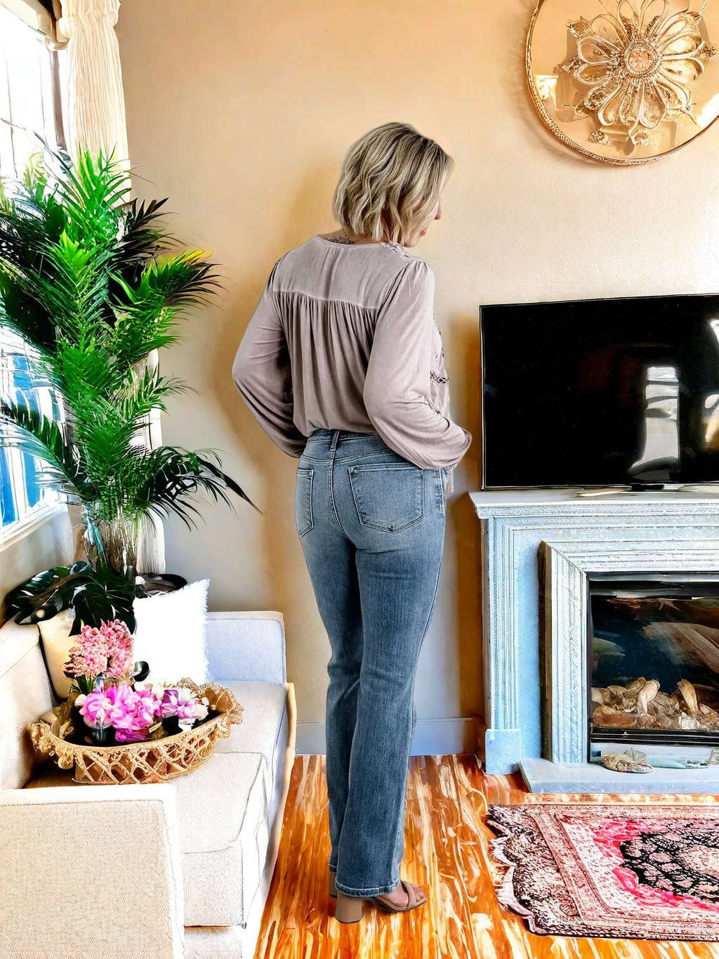 REBLEU Holy Grail Tummy Control Bootcut Jeans