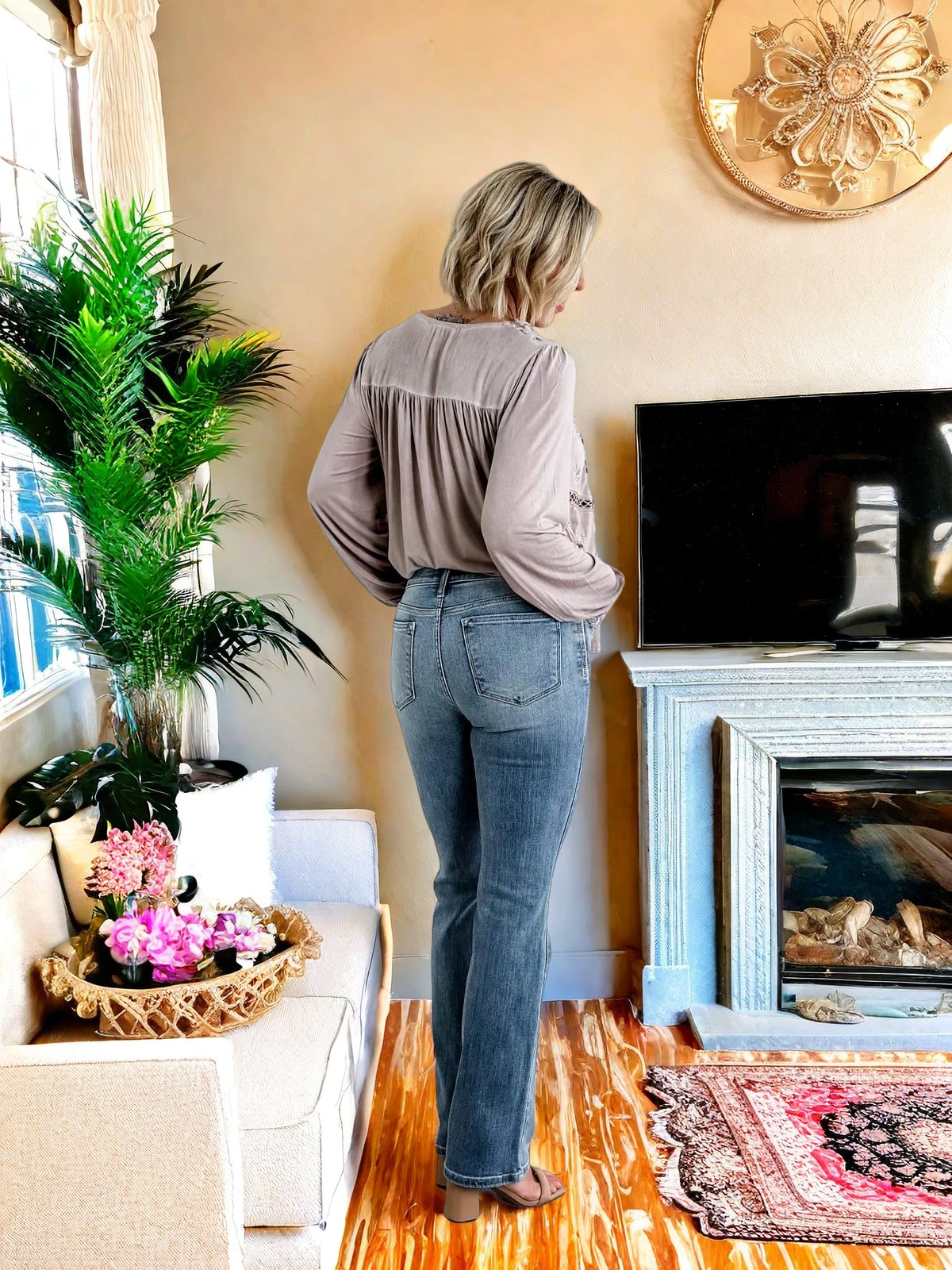 REBLEU Holy Grail Tummy Control Bootcut Jeans