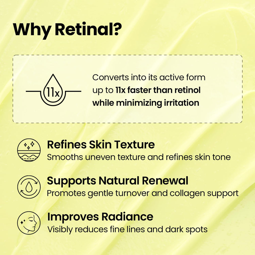 SEOUL 1988 Retinal Serum – Formulated with Advanced Retinal Liposome 2% and 58% Black Ginseng Extract | Fine Lines and Skin Texture Care Serum | Korean Skincare, 30ml / 1.01 fl oz