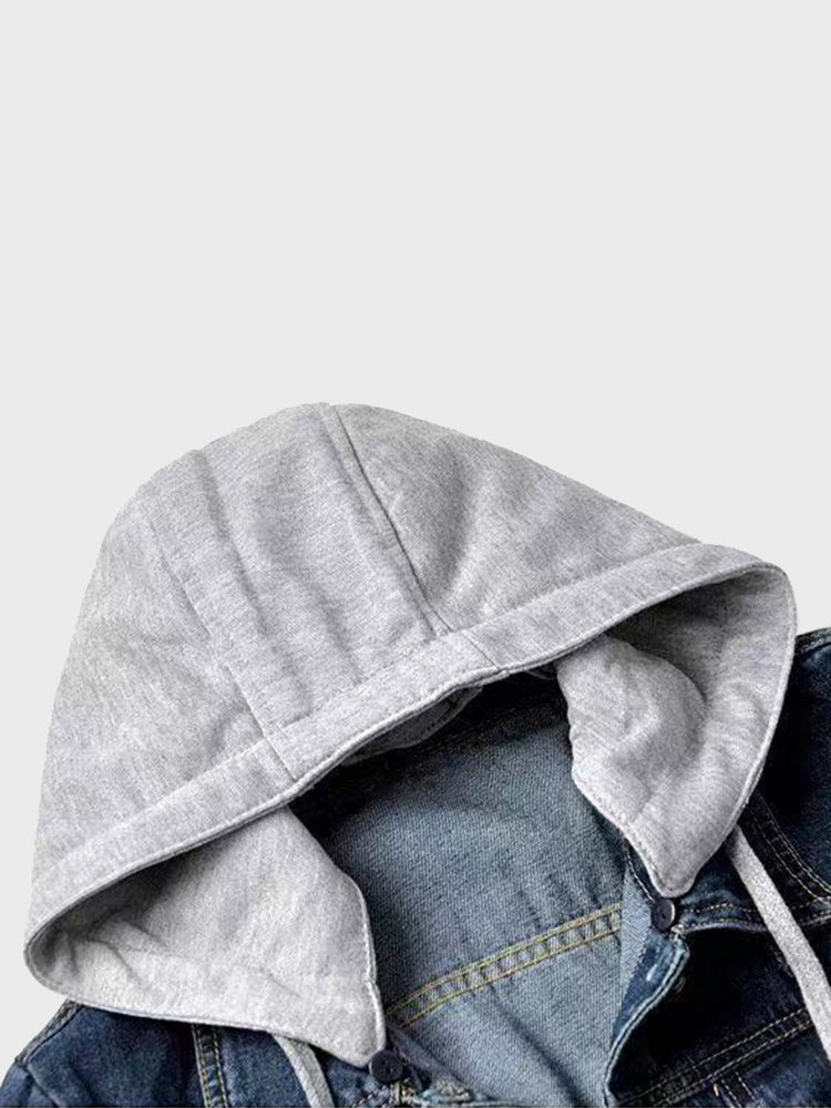 Hooded Denim Jacket