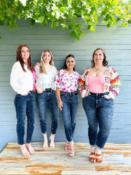 Tummy Control Cuffed Slim Fit Jeans