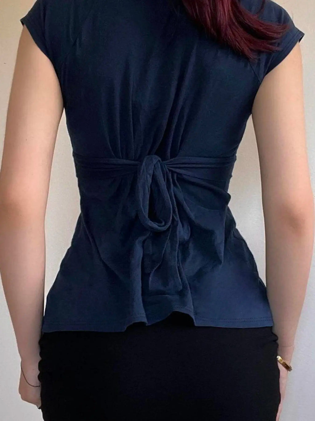 Women's Plain Basic Tee, Casual Short-Sleeve T-Shirt, Ladies' Summer Clothes for Daily Wear, Casual Chic Top, Top