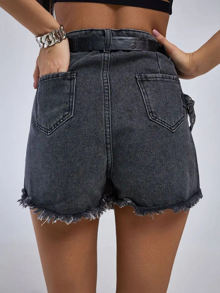 High Waist Denim Skirt