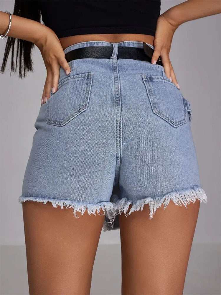 High Waist Denim Skirt