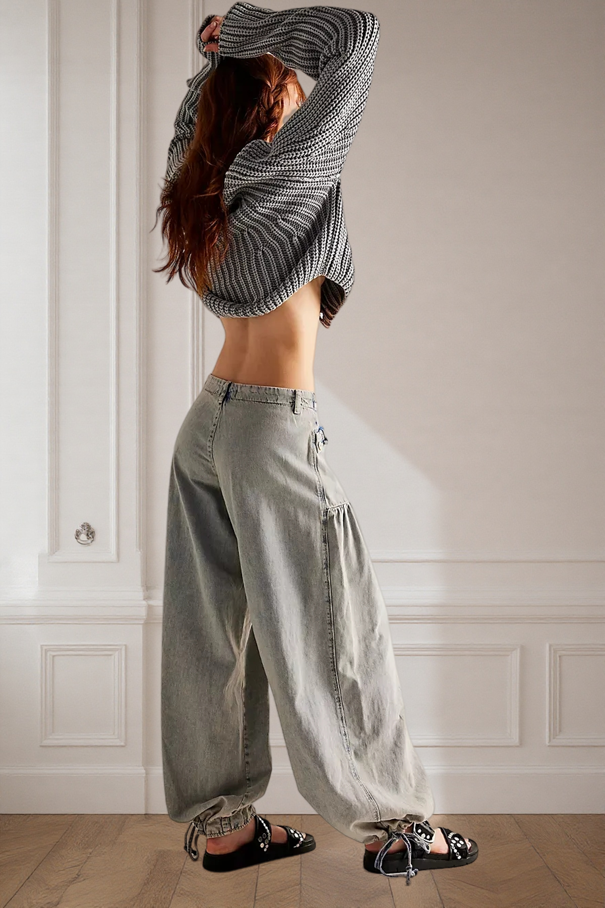 2026 New In Lotus Tube Jeans