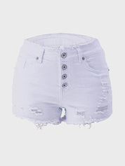 Retro Riviera Denim Shorts