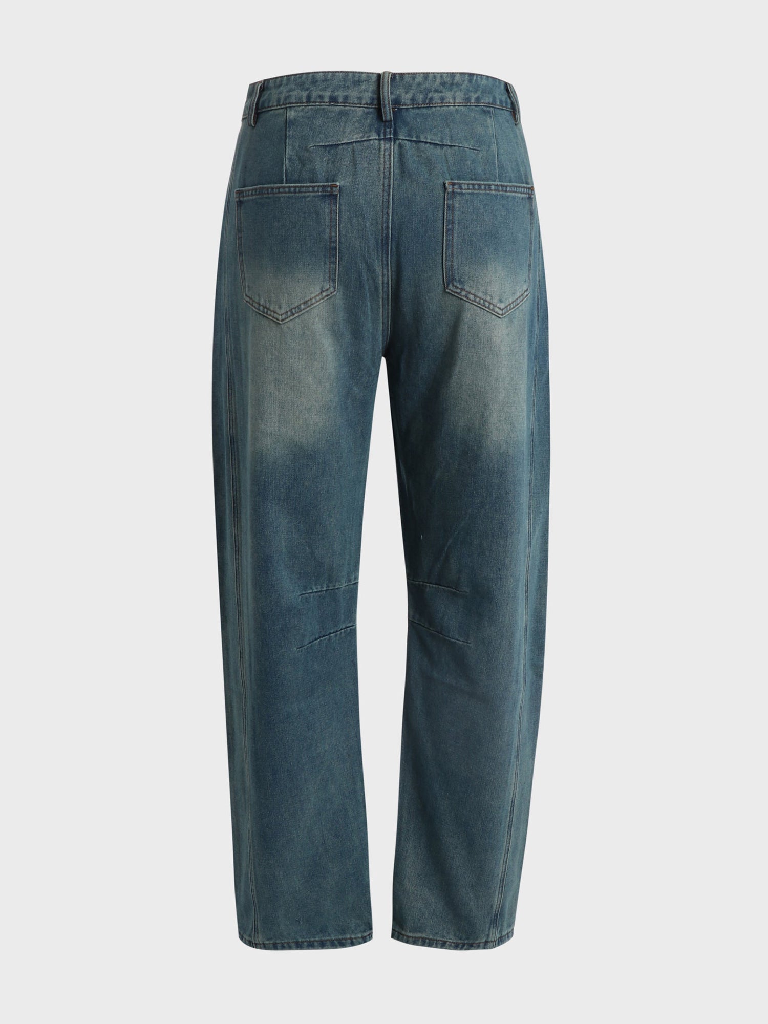 Mid-Rise Barrel Jeans