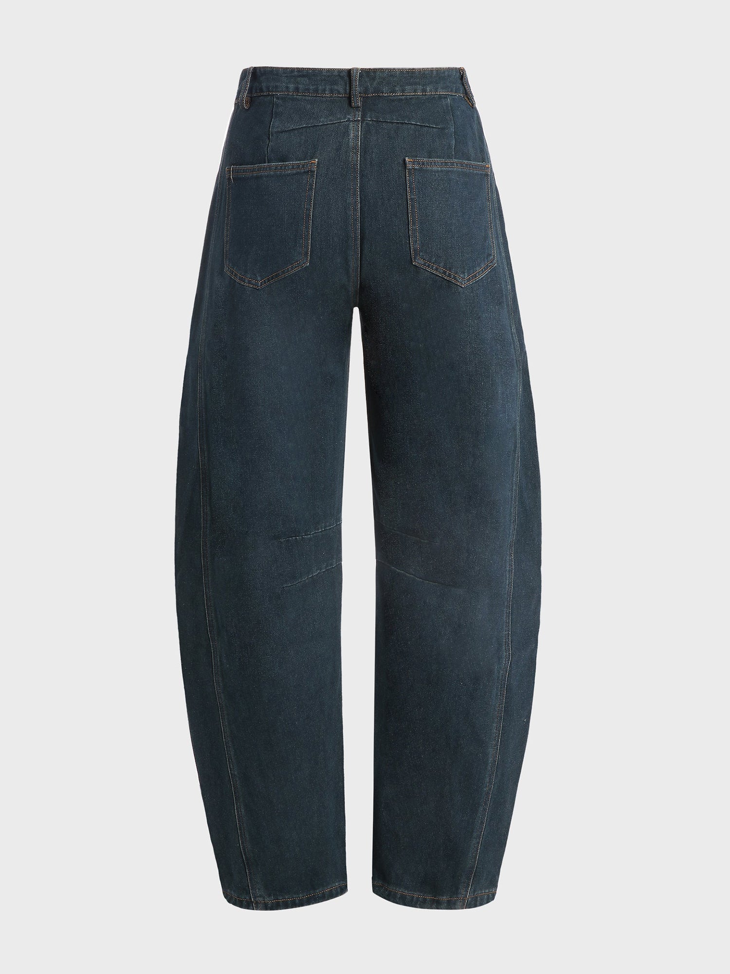 Mid-Rise Barrel Jeans