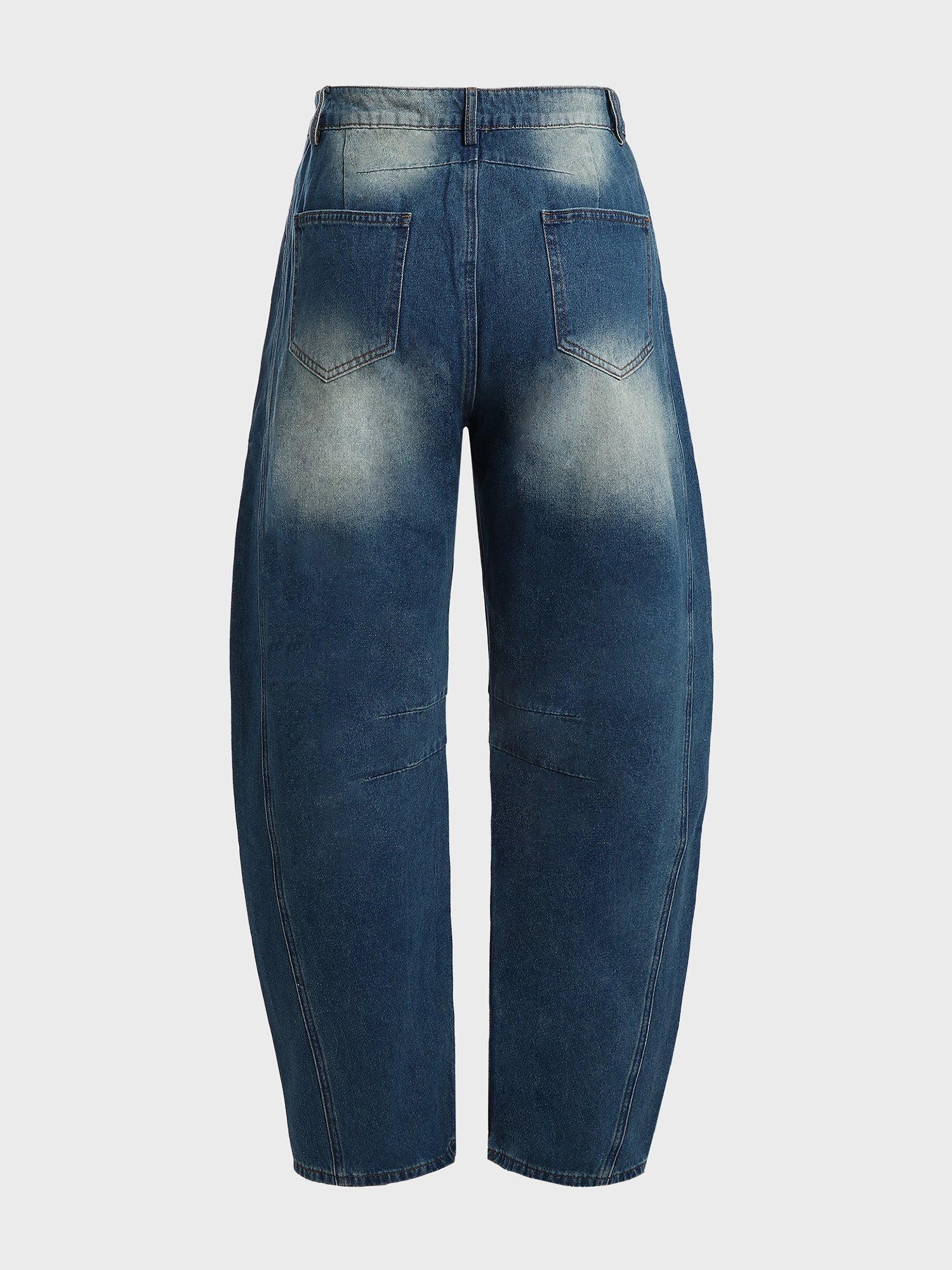 Mid-Rise Barrel Jeans