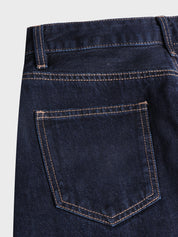 High-End Denim A-line Skirt