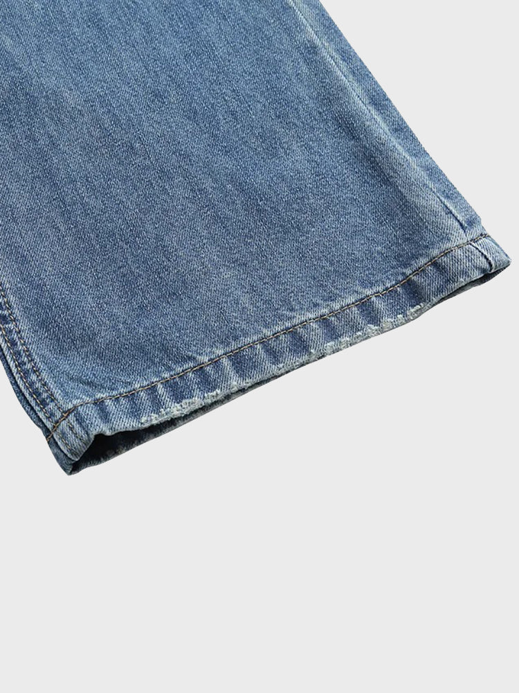 Retro Stitch Flared Jeans