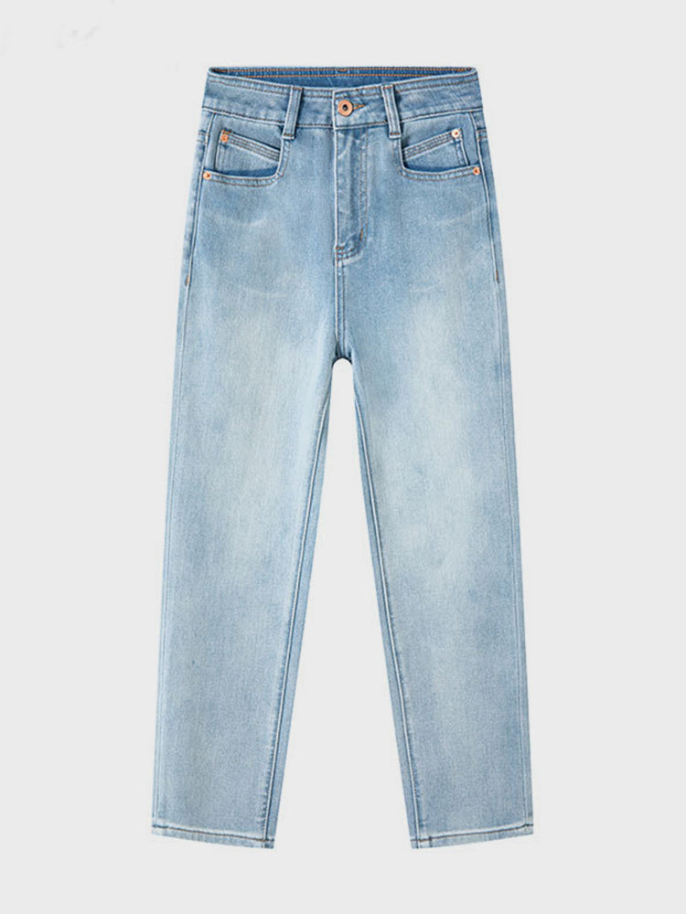 HighFit Cropped Jeans