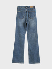 Retro Stitch Flared Jeans