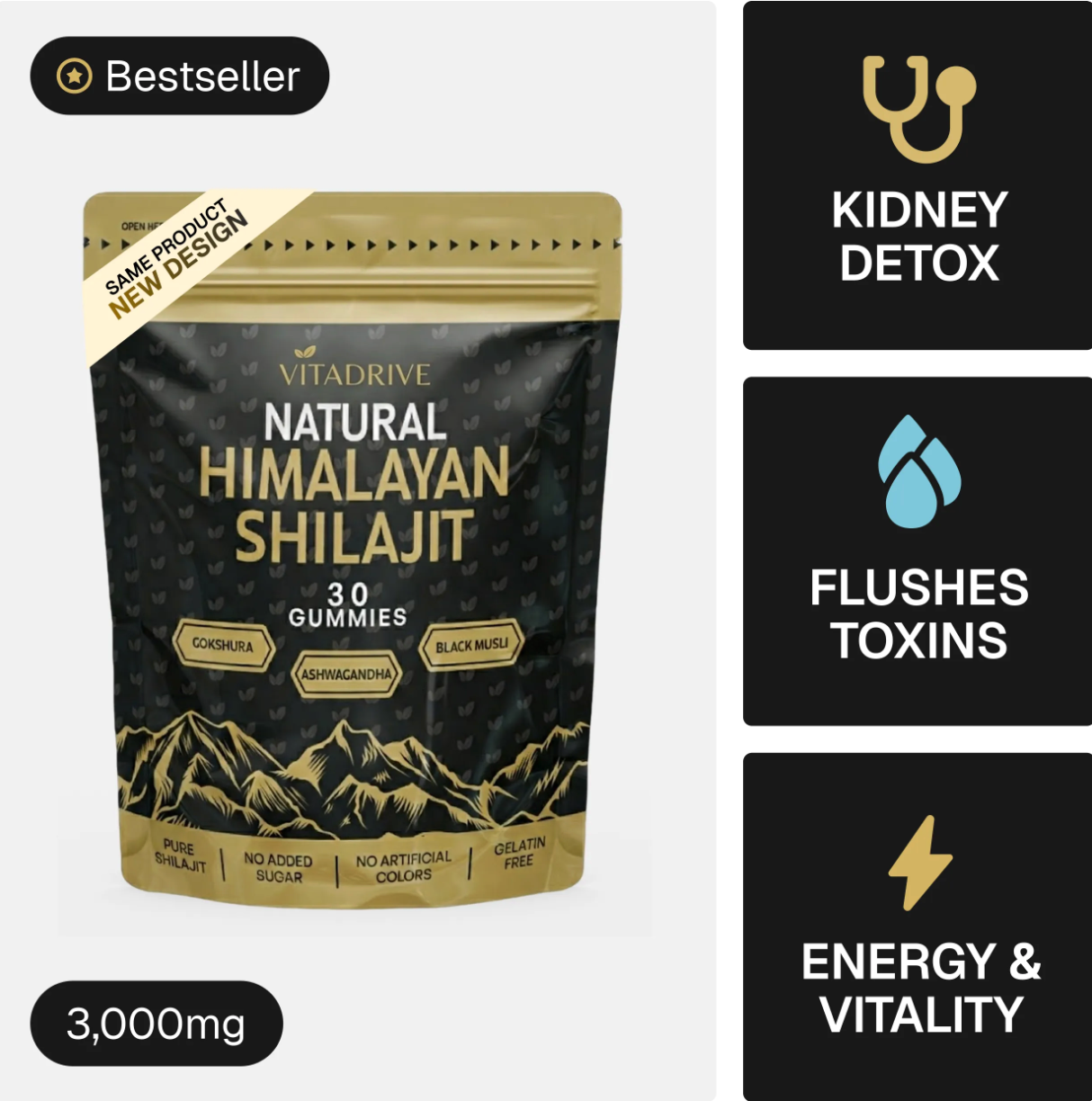 Kidney Support Shilajit Gummies