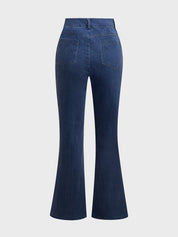 Summer Ultra High Rise Stretch Flare Jeans