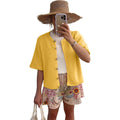 Tanming Women's Short Sleeve Cardigan Sweater - Crew Neck, Soft Ribbed Knitting Fabric, Button-Down, Fitted, Lightweight Breathable Clothes for Casual Office, Spring Summer Layering Cover Up (Women's Tops) #SpringStatements,summerwins