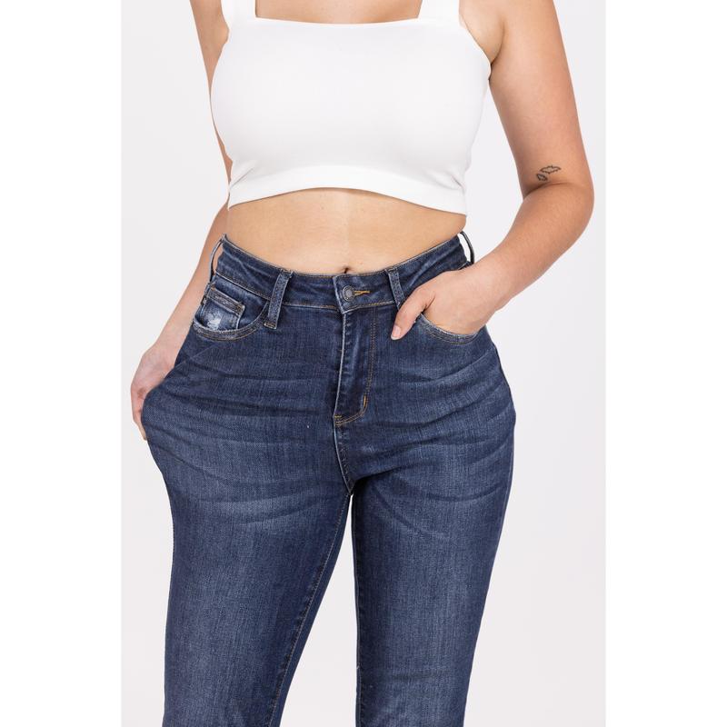 Judy One For You, Me, And Her *Three Lengths* Women's High-Rise Slim Fit Bootcut Denim