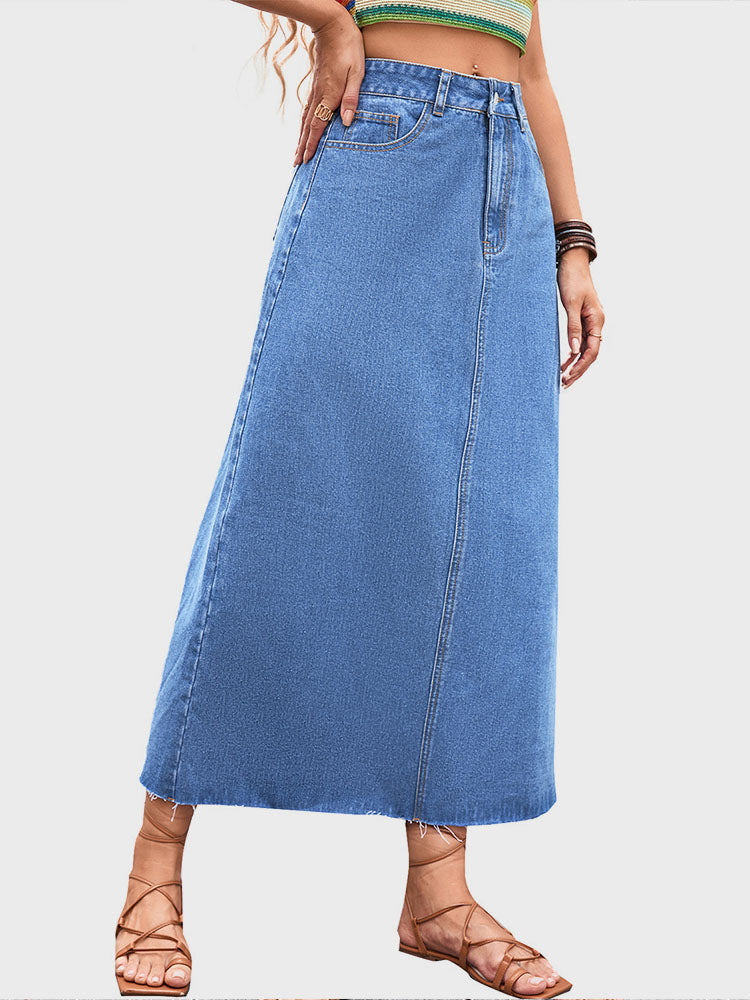 Indie Chic Denim Skirt