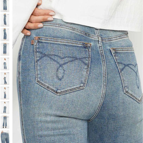 Courtney Bootcut Tummy Control High Waist Judy Blue Stretch Jeans